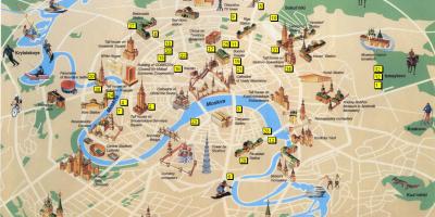 Moscow du lịch bản đồ