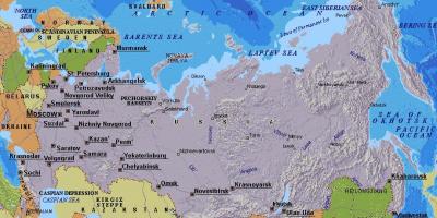 Bản đồ của Nga