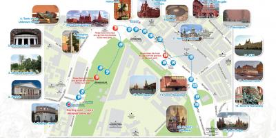 Moscow bản đồ du lịch