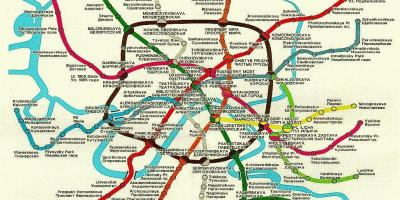 Moscow bản đồ đường sắt