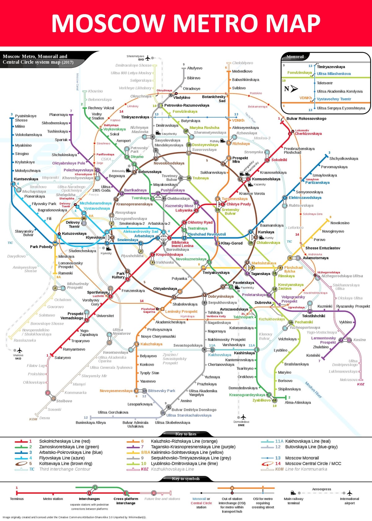 ga tàu điện ngầm Moscow bản đồ