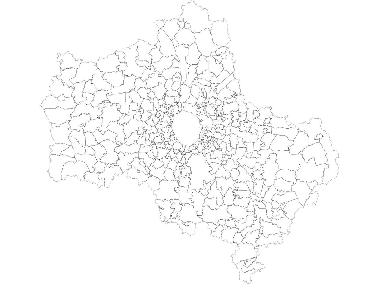 Moskva thành phố bản đồ