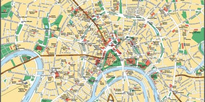 Moskva bản đồ đường phố