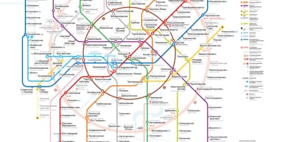 Bản đồ của Moscow metro