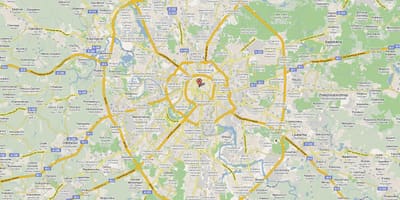 Moskva bản đồ đường cao tốc