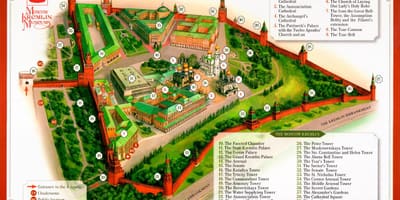 Kremlin Moscow bản đồ