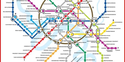 Bản đồ của Moscow ngầm