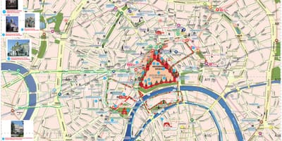 Moscow hấp dẫn, bản đồ