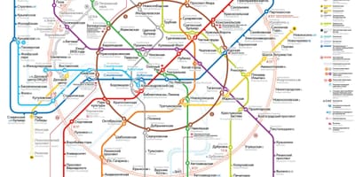 Moskva vận chuyển bản đồ